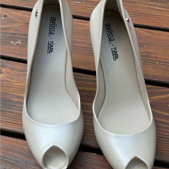 Melissa + Karl Lagerfield Shoes High heels Peep toe - Picture 12 of 15